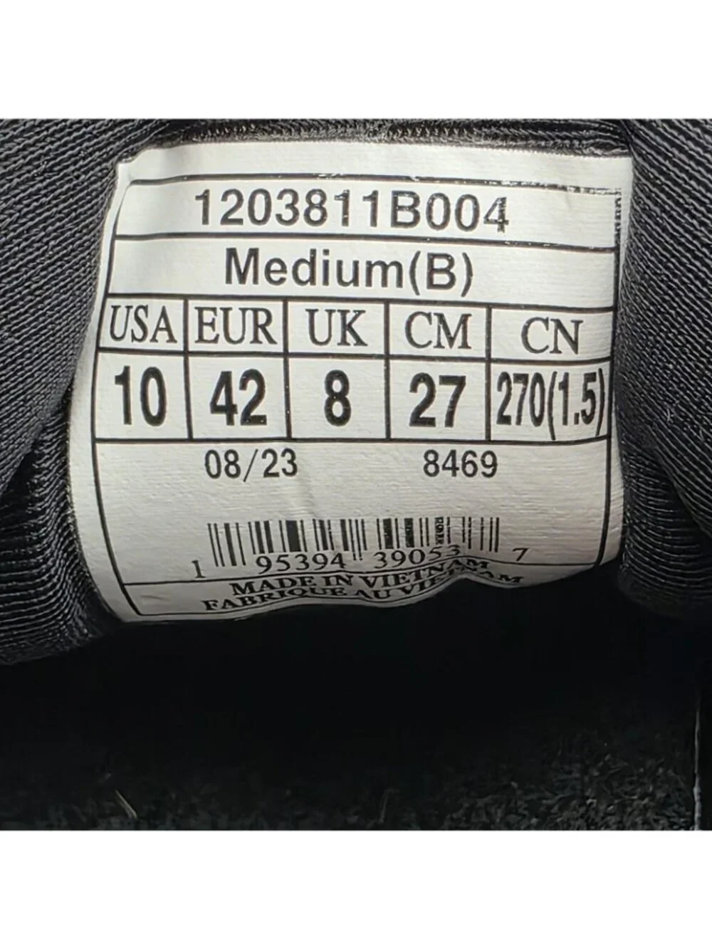 Brooks Adrenaline GTS 23 Womens 10 Black Running Shoes Support 1203811B004